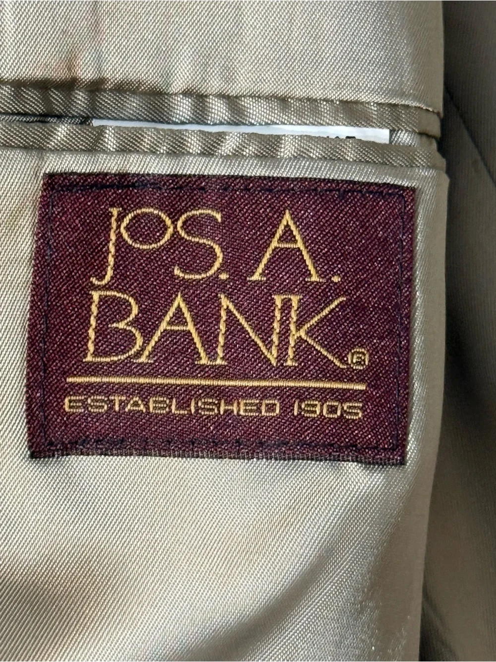 Jos A Bank 42L 100% Camel Hair Navy Blazer Quiet Luxury Old Money Preppy